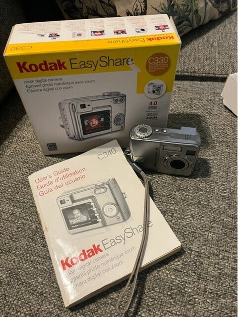 Kodak EasyShare C340 Digicam Kit - Complete Boxed Set Vintage Y2K CameraTested